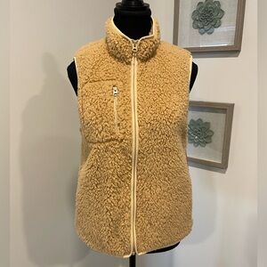 Lucky Brand Full Zip Sherpa Vest NWT!